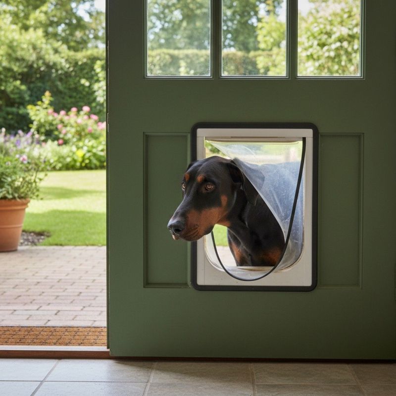 Wall Dog Door Installation